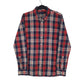 Mens Red GANT Madras Long Sleeve Shirt