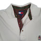Mens Cream Tommy Hilfiger Vintage 90s Polo Shirt Crewneck Jumper