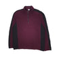 Mens Burgundy Calvin Klein  Quarter Zip Jumper
