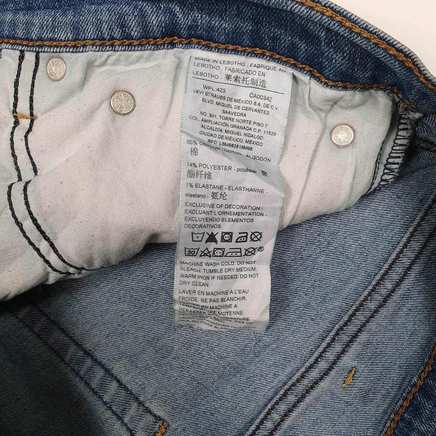 Mens Blue Levis   Jeans