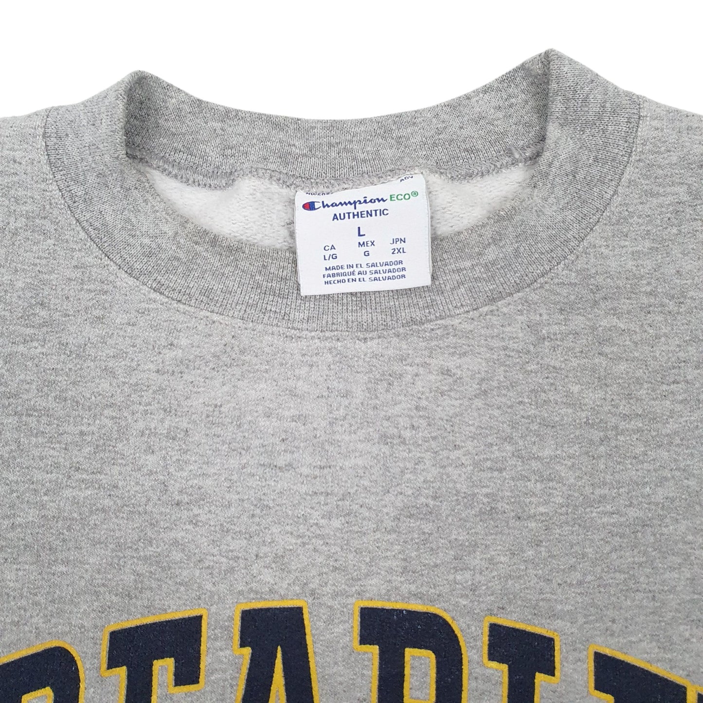 Mens Grey Champion  Crewneck Jumper