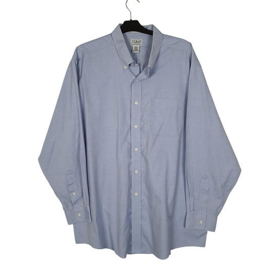 Mens Blue L.L.Bean  Long Sleeve Shirt