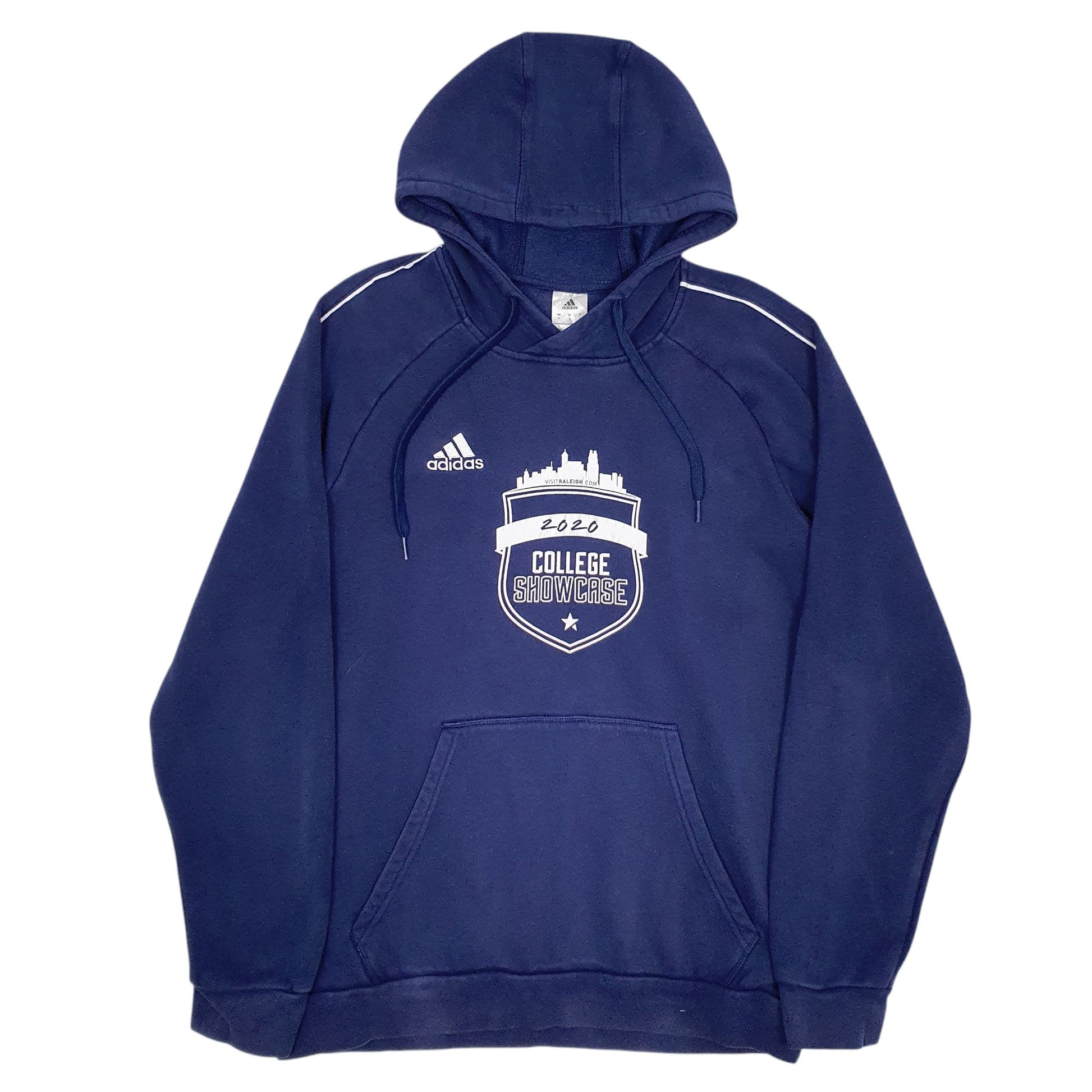 Mens Blue Adidas  Hoodie Jumper