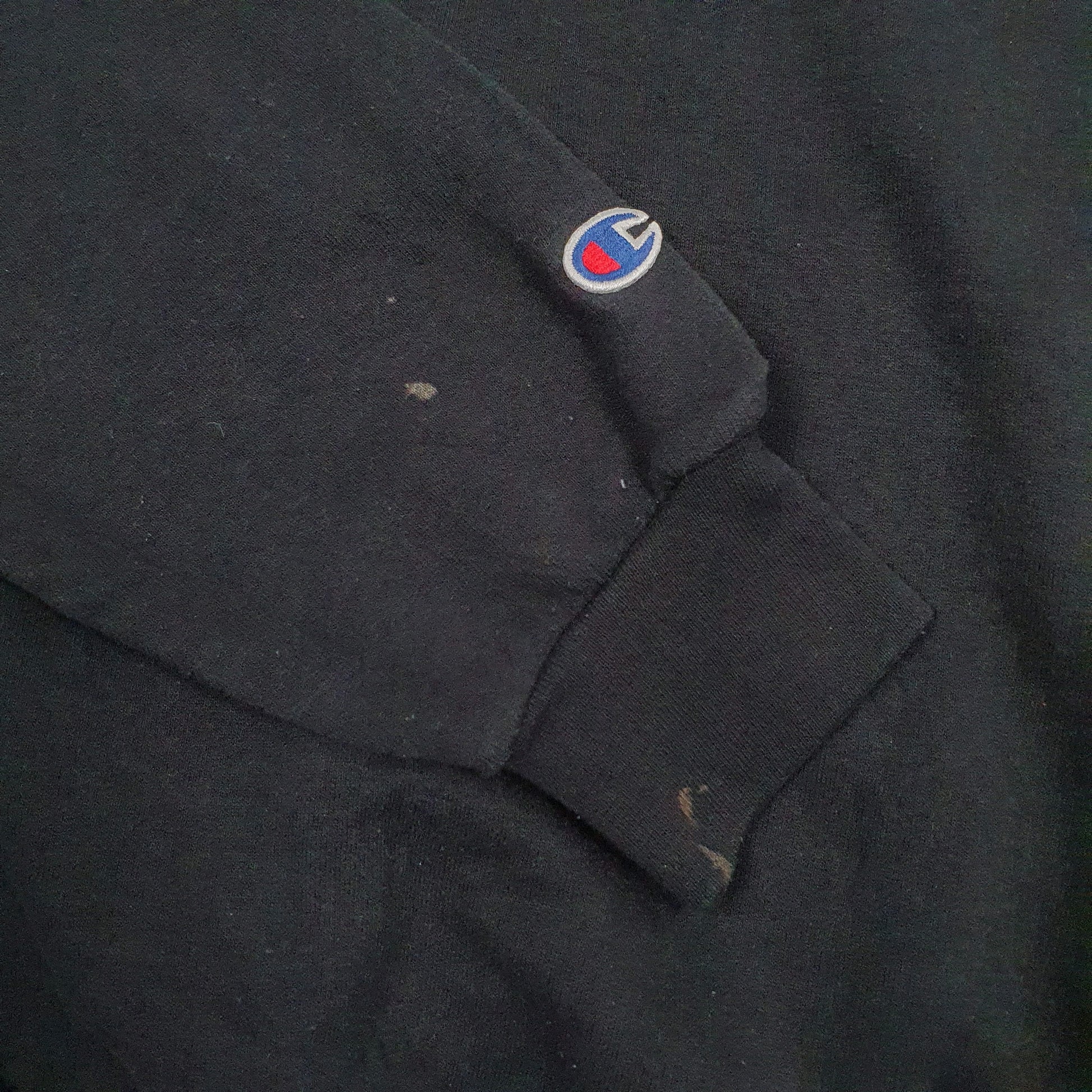 Mens Black Champion  Hoodie Jumper