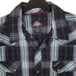 Mens Navy Dickies Western Pearl Snap  Shirt