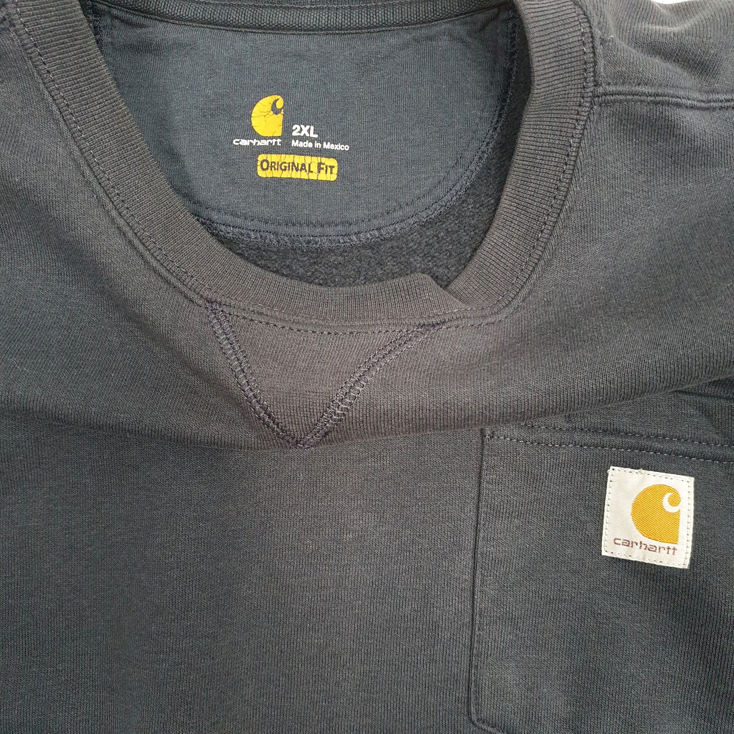 Mens Navy Carhartt  Crewneck Jumper