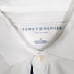 Mens White Tommy Hilfiger Performance Hoodie Polo Shirt