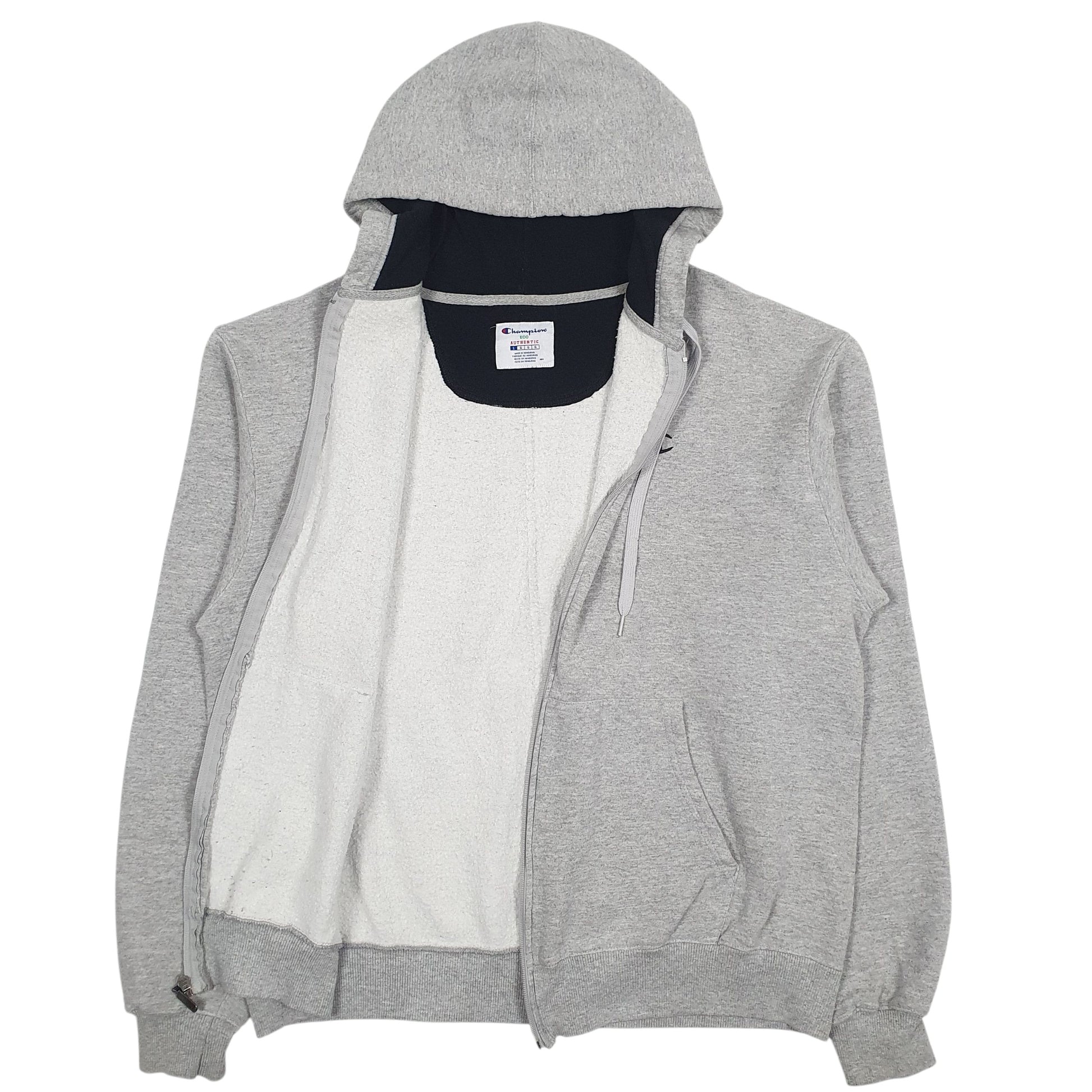 Mens Grey Champion  Full Zip Jumper