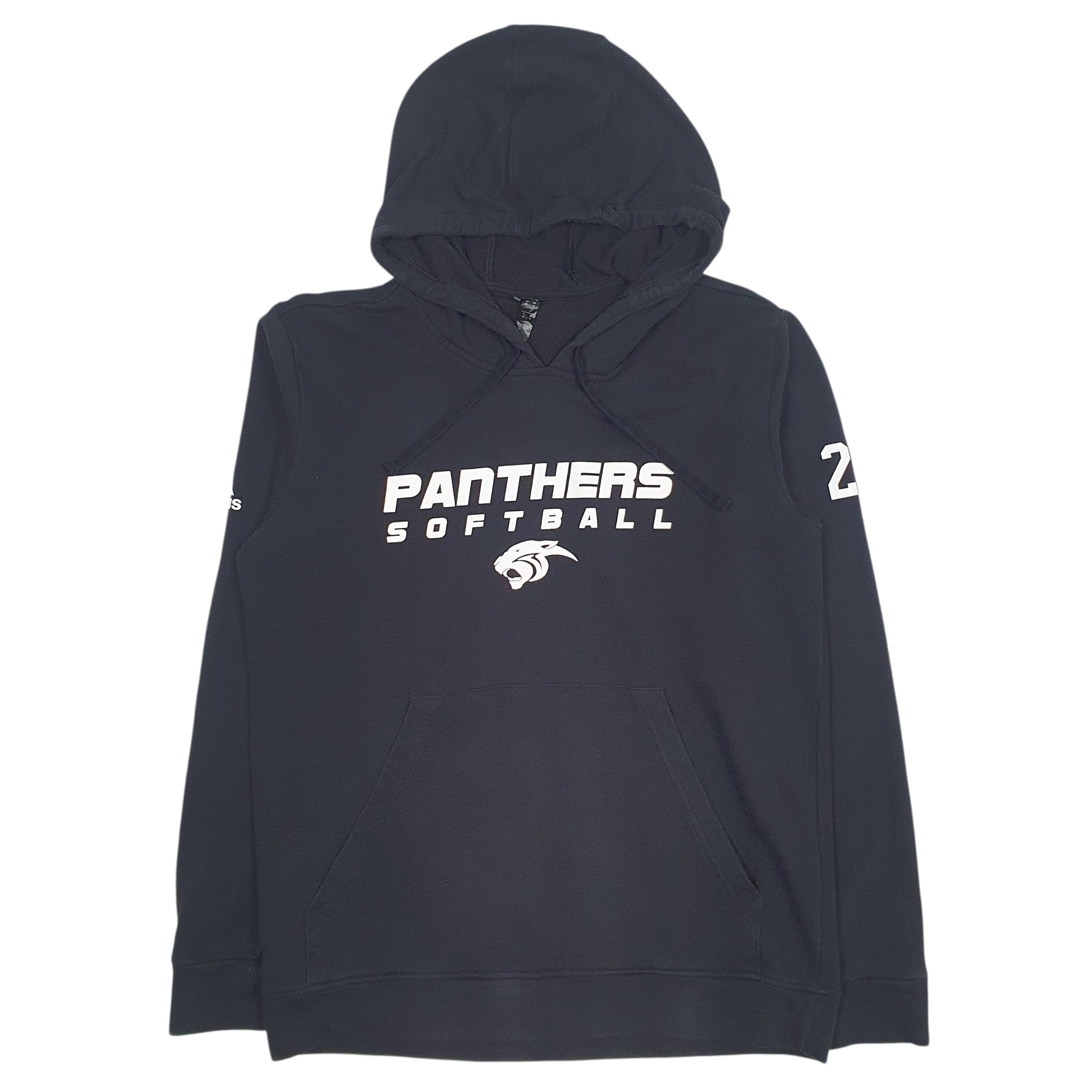 Mens Black Adidas Panthers Softball Hoodie Jumper
