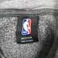 Mens Grey NBA Blazers Basketball Hoodie Jumper