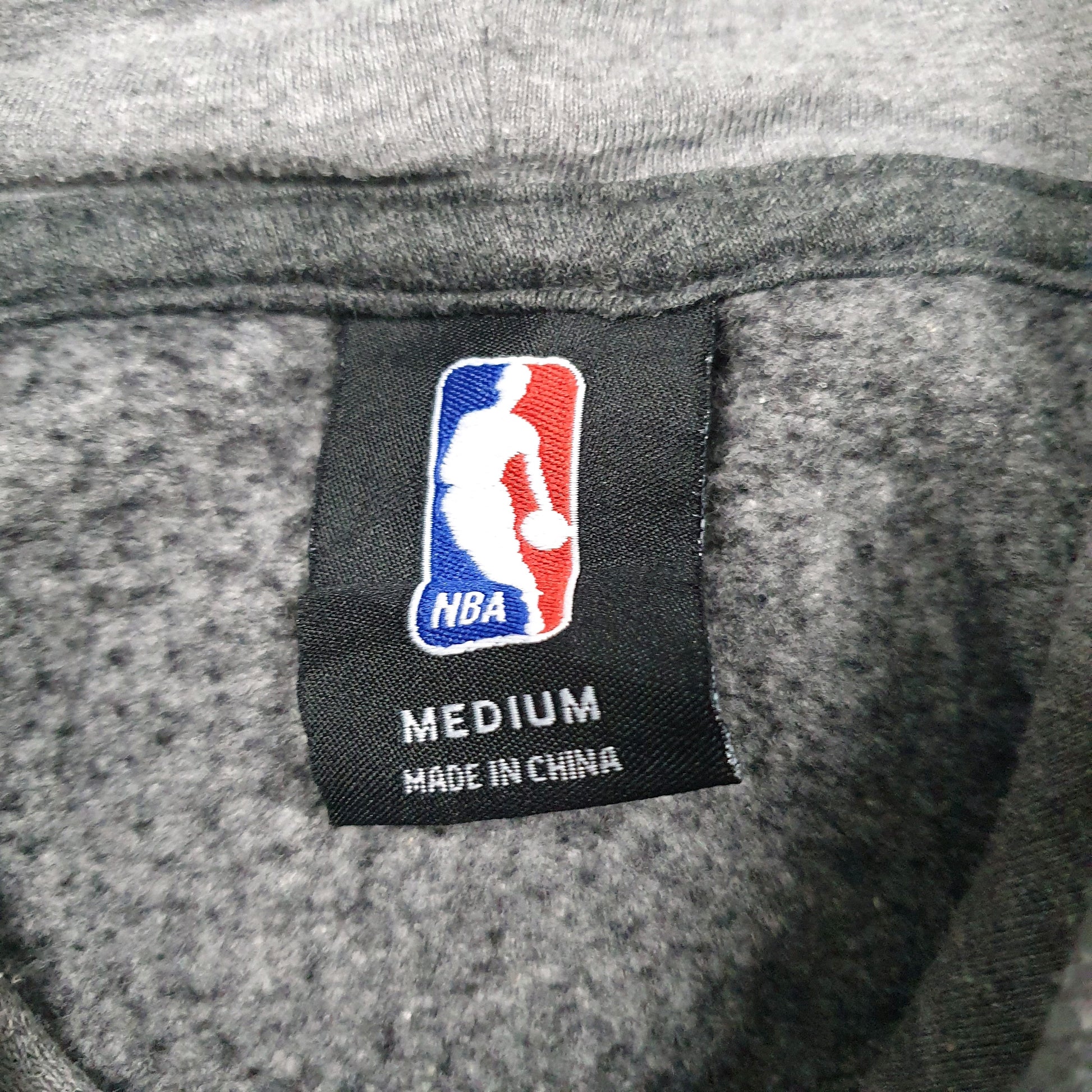 Mens Grey NBA Blazers Basketball Hoodie Jumper