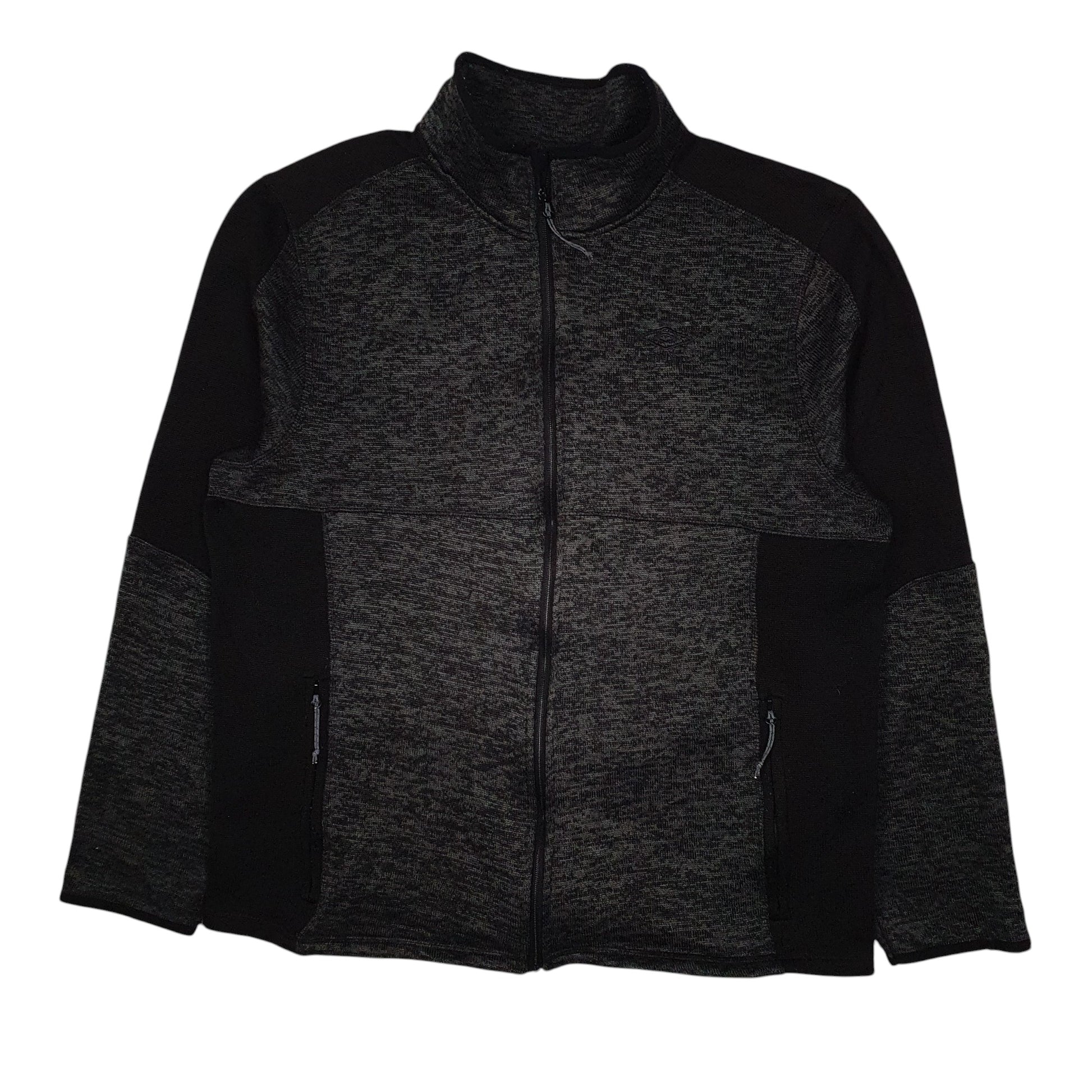 Mens Black Umbro  Full Zip Jumper