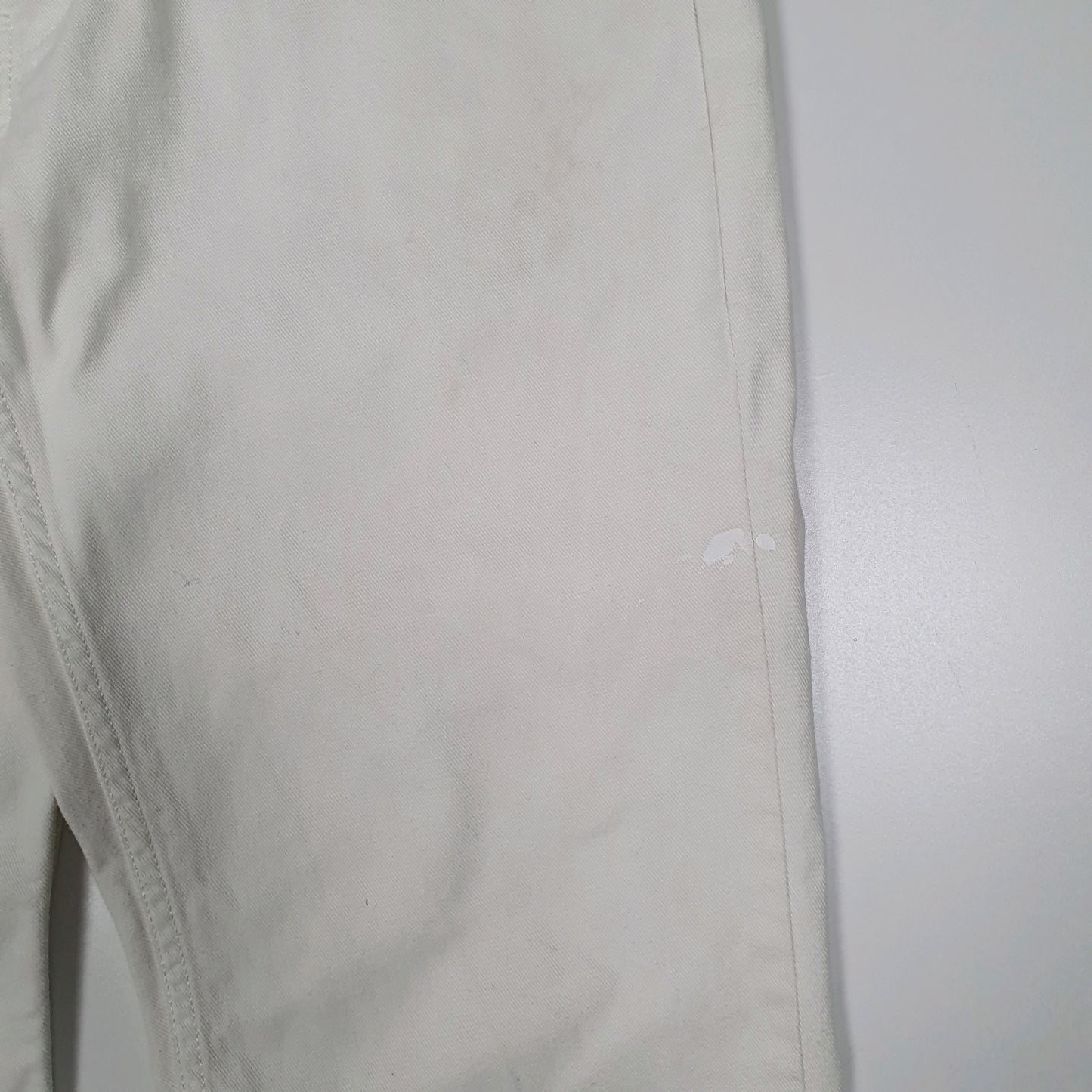 Mens White Levis   Jeans