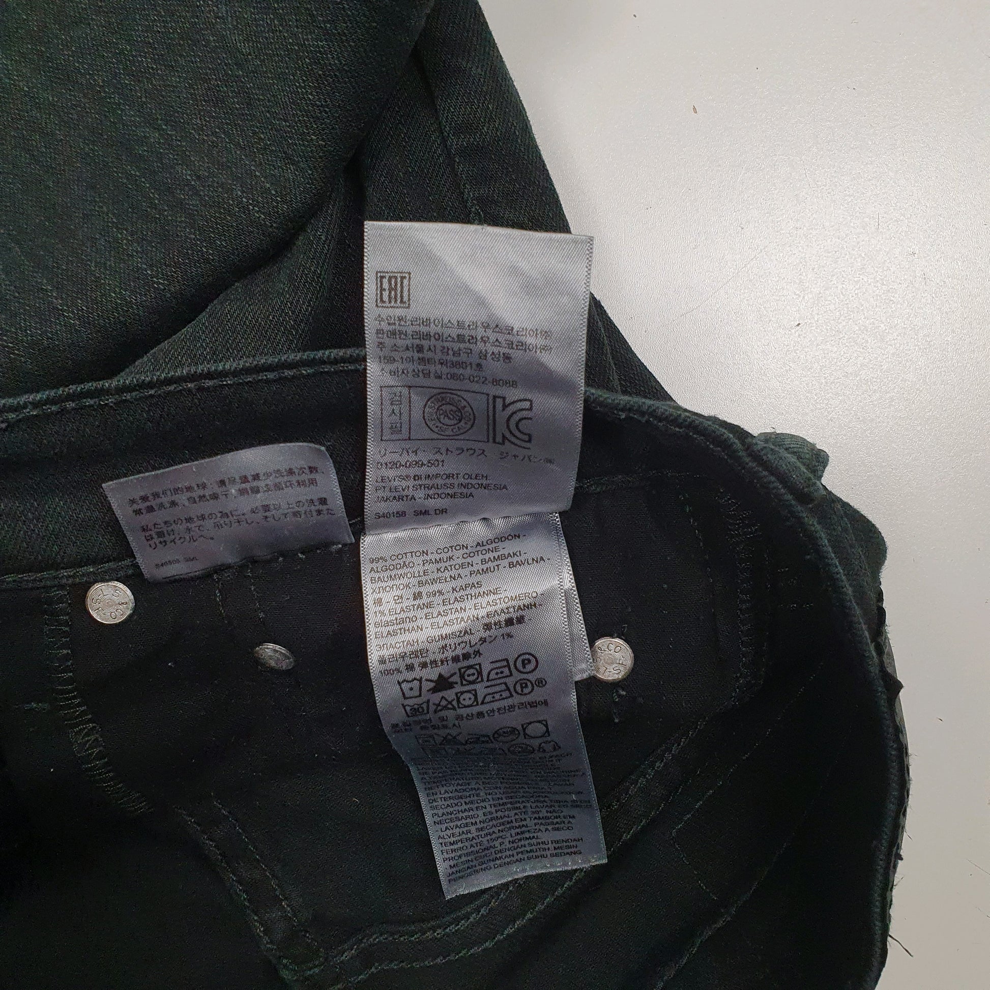 Mens Black Levis   Jeans