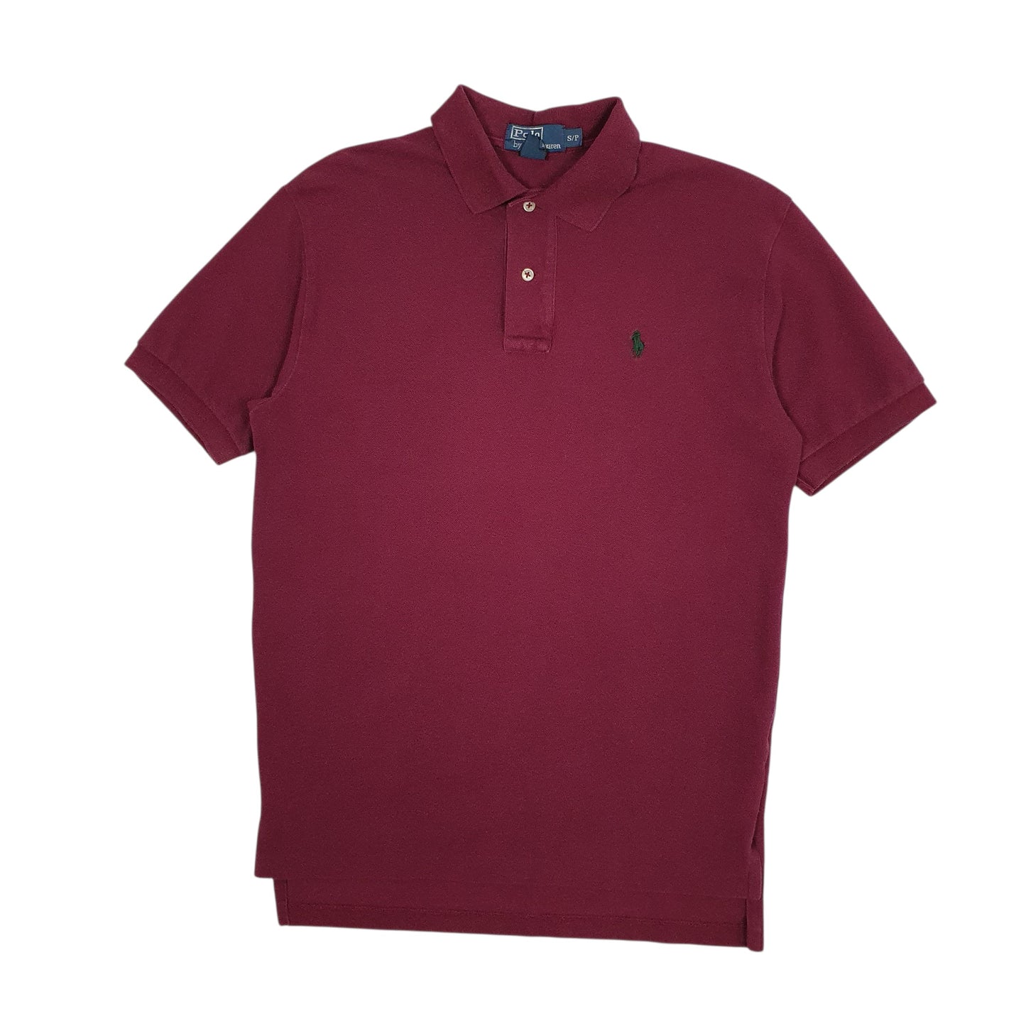 Mens Burgundy Polo Ralph Lauren  Short Sleeve Polo Shirt