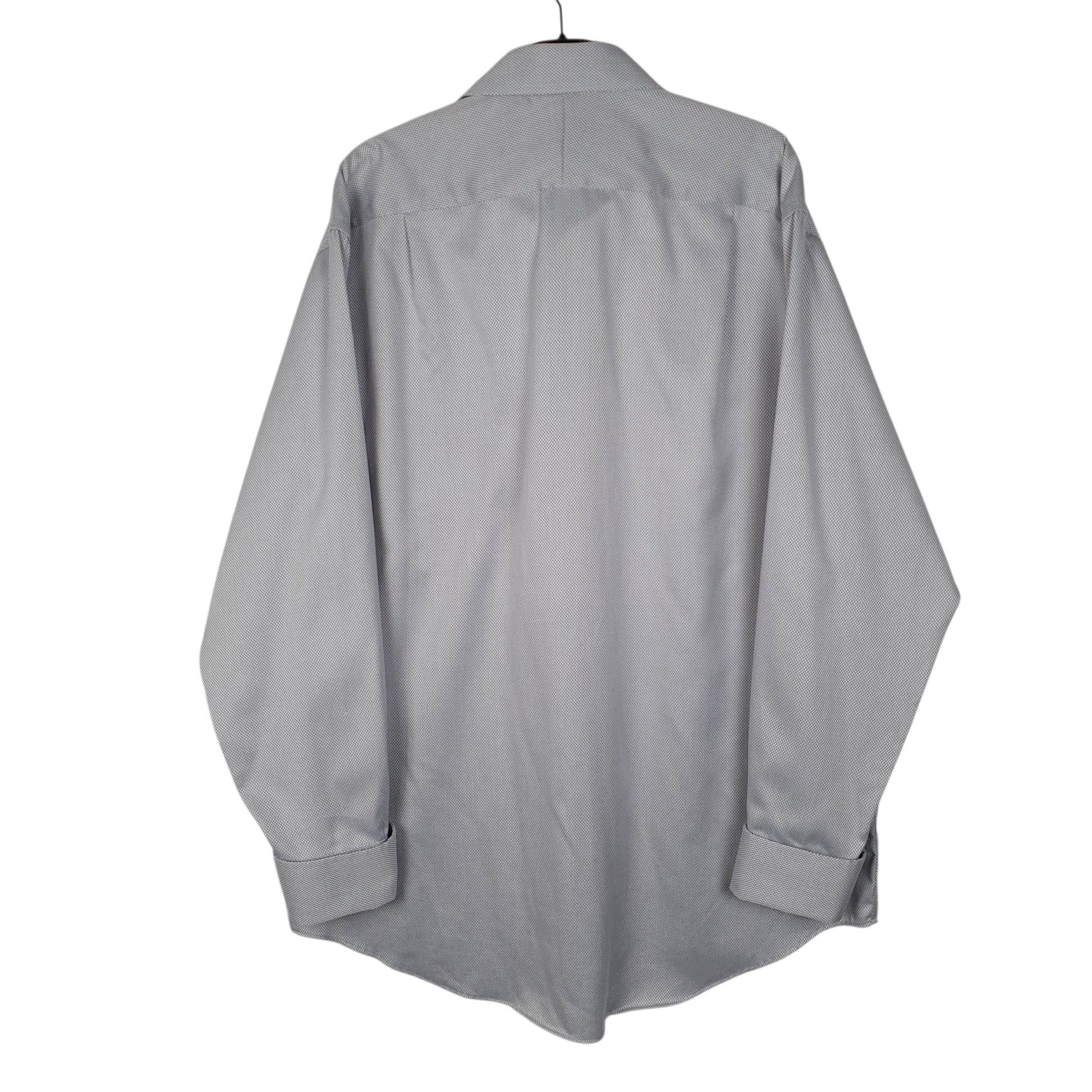 Mens Grey Charles Tyrwhitt Non Iron French Cuff  Shirt