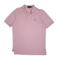 Mens Pink Polo Ralph Lauren  Short Sleeve Polo Shirt