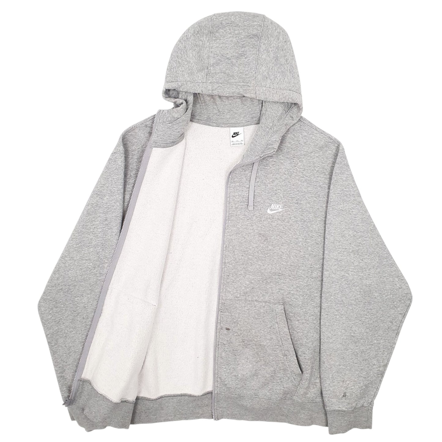 Mens Grey Nike  Full Zip Jumper