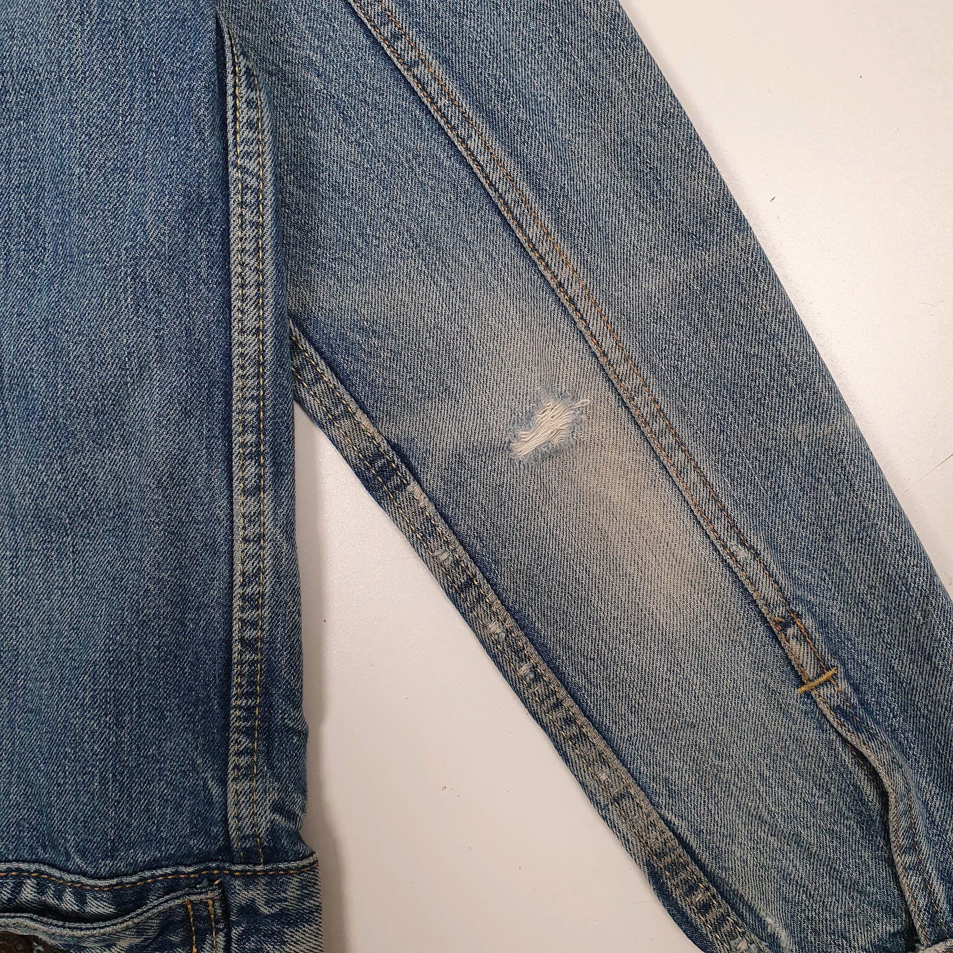 Mens Blue Levis Type 3 Trucker  Coat