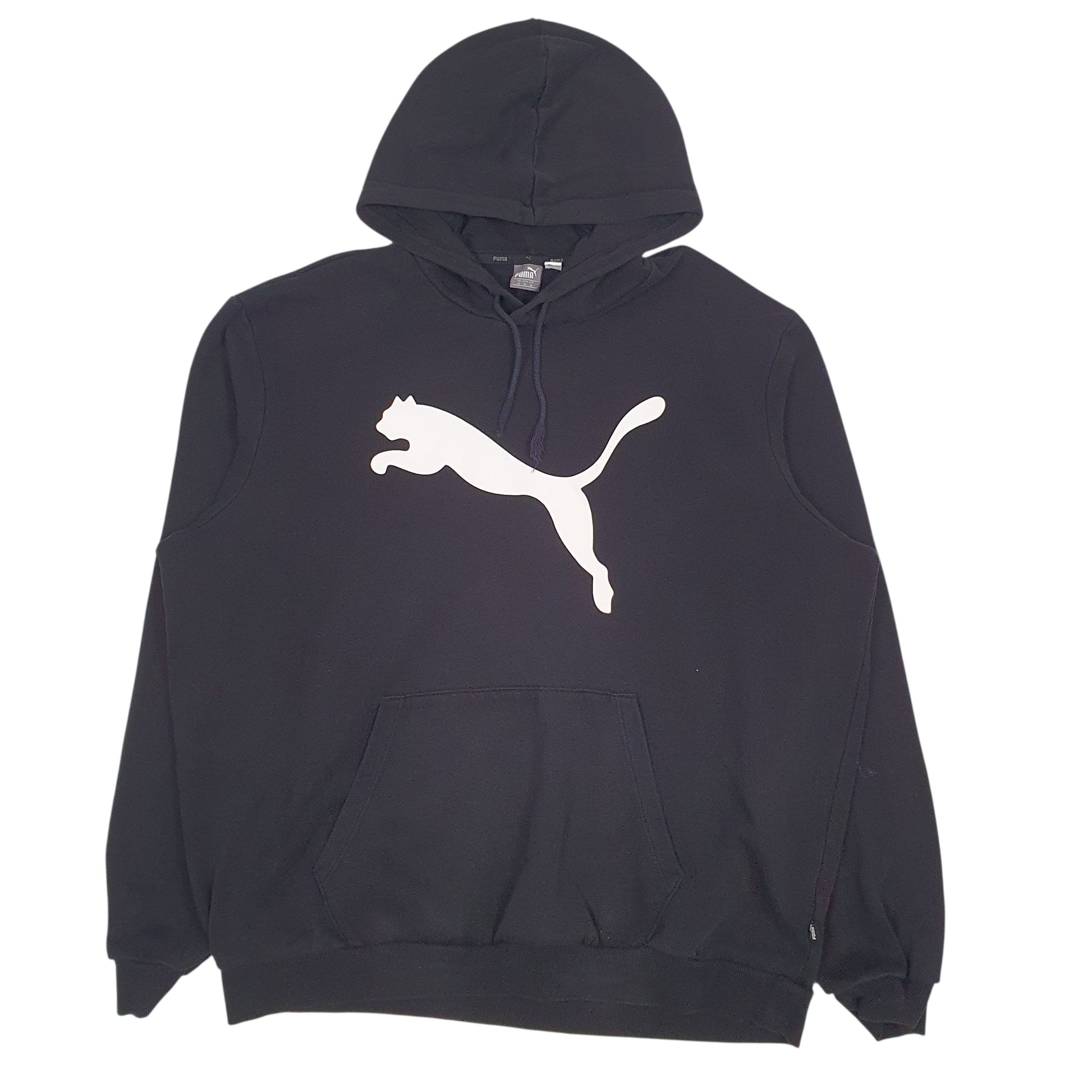 Mens Black Puma  Hoodie Jumper