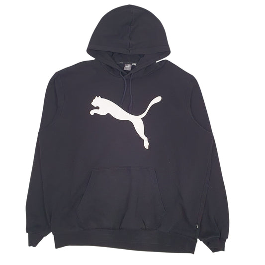 Mens Black Puma  Hoodie Jumper