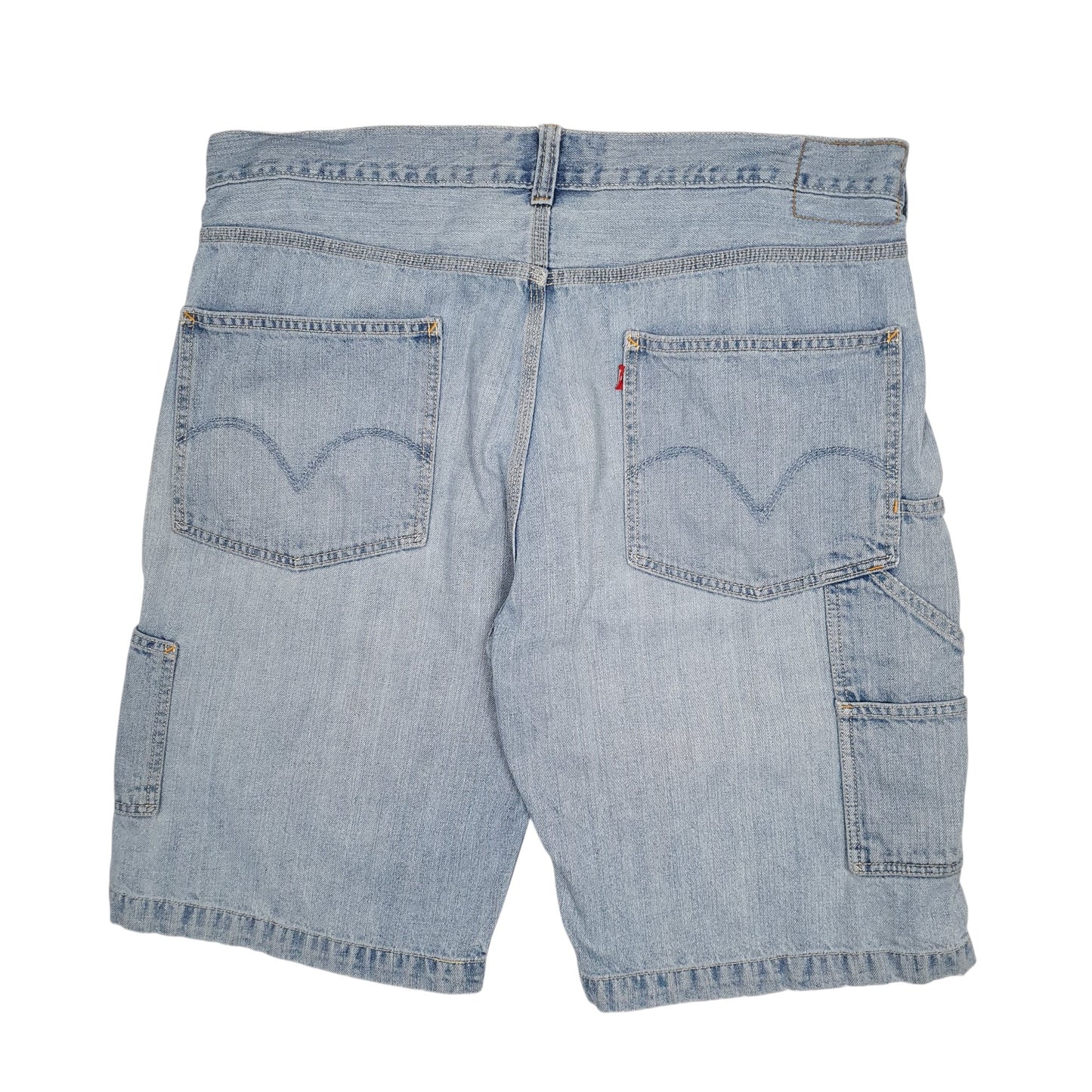 Mens Blue Levis Carpenter  Shorts