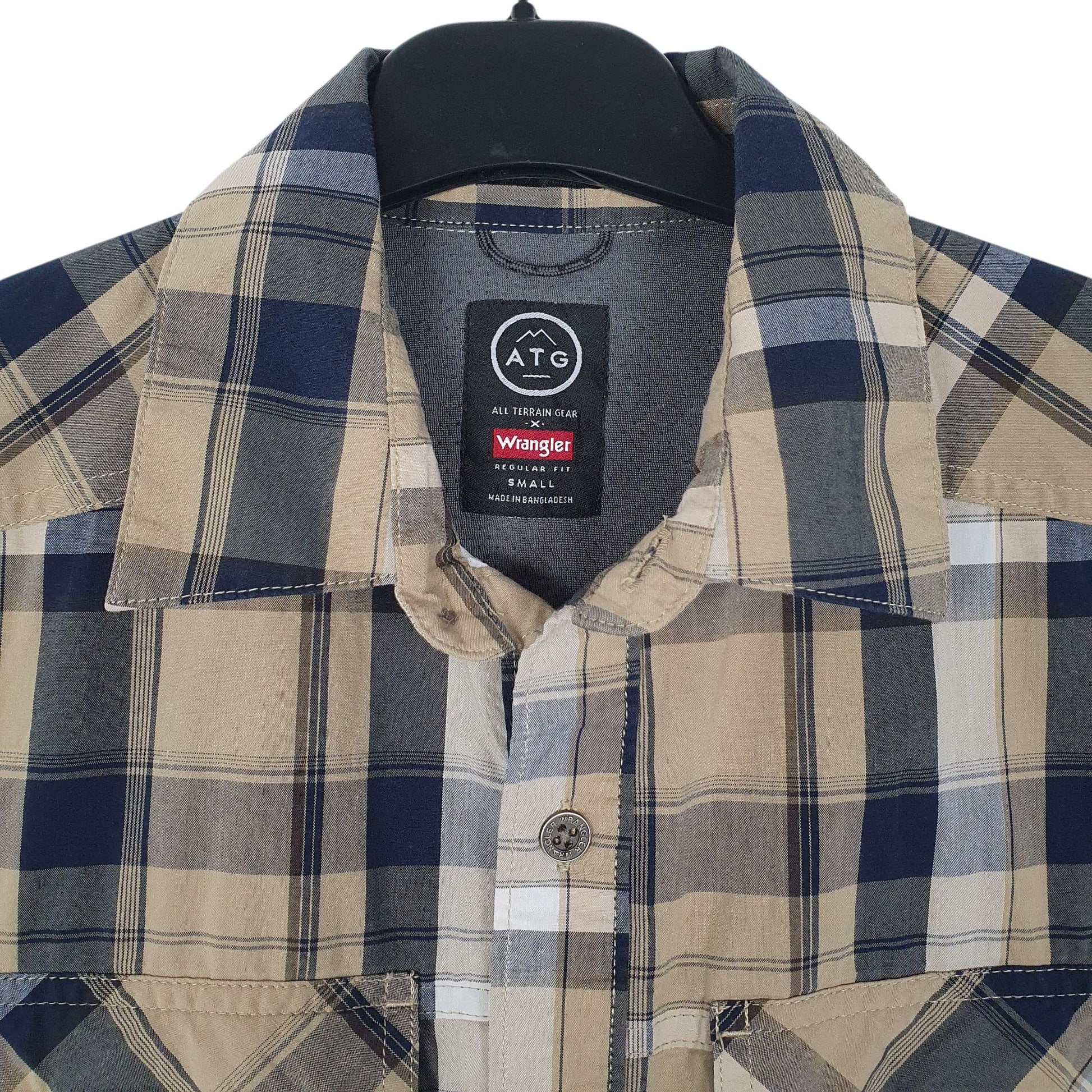 Mens Brown Wrangler ATG  Shirt