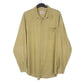 Mens Yellow GAP Corduroy Long Sleeve Shirt