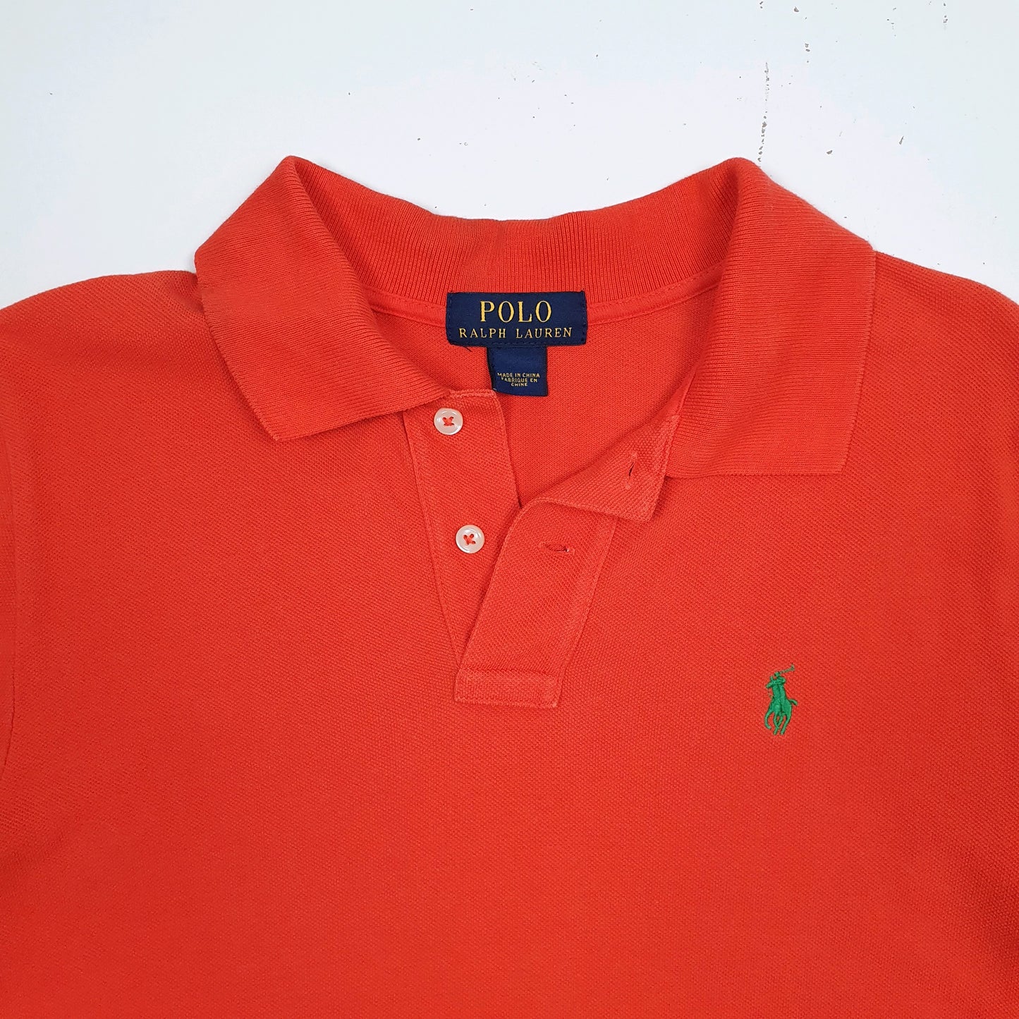 Mens Orange Polo Ralph Lauren   Polo Shirt