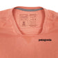 Mens Pink Patagonia  Quarter Zip T Shirt