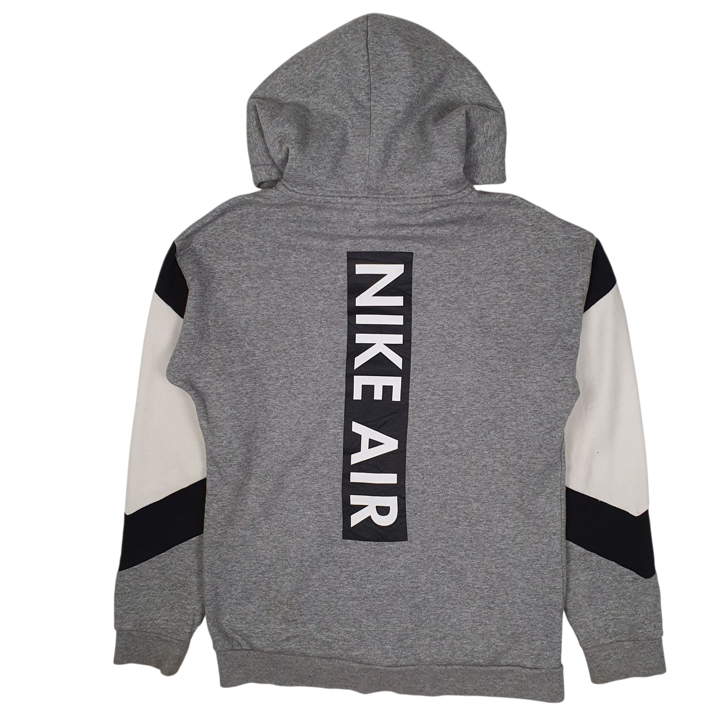 Mens Grey Nike Hoodie Full Zip Jumper