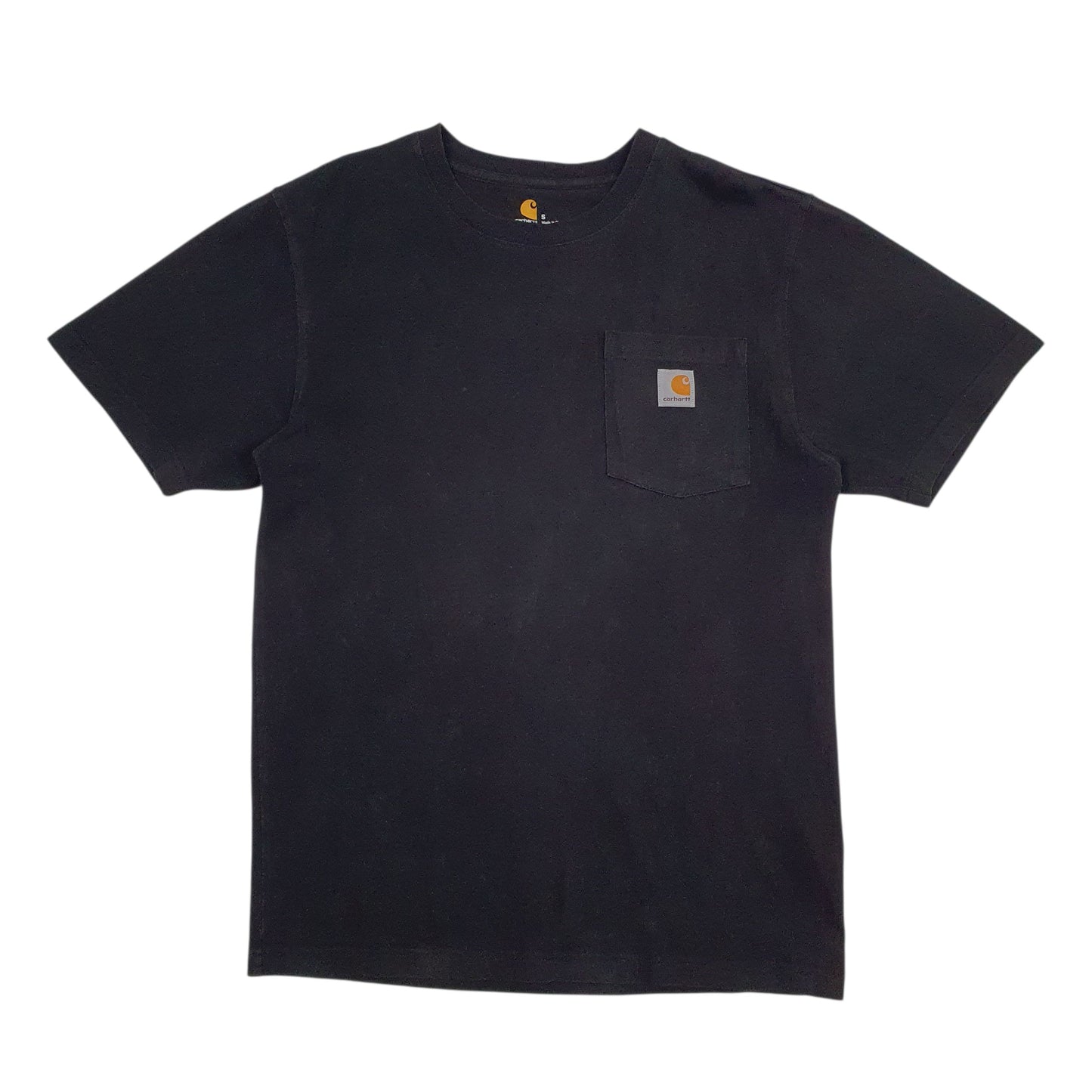 Mens Black Carhartt  Short Sleeve T Shirt