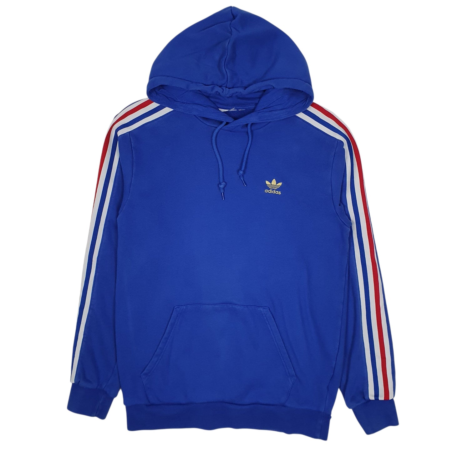 Mens Blue Adidas  Hoodie Jumper