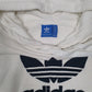 Womens White Adidas  Hoodie Jumper