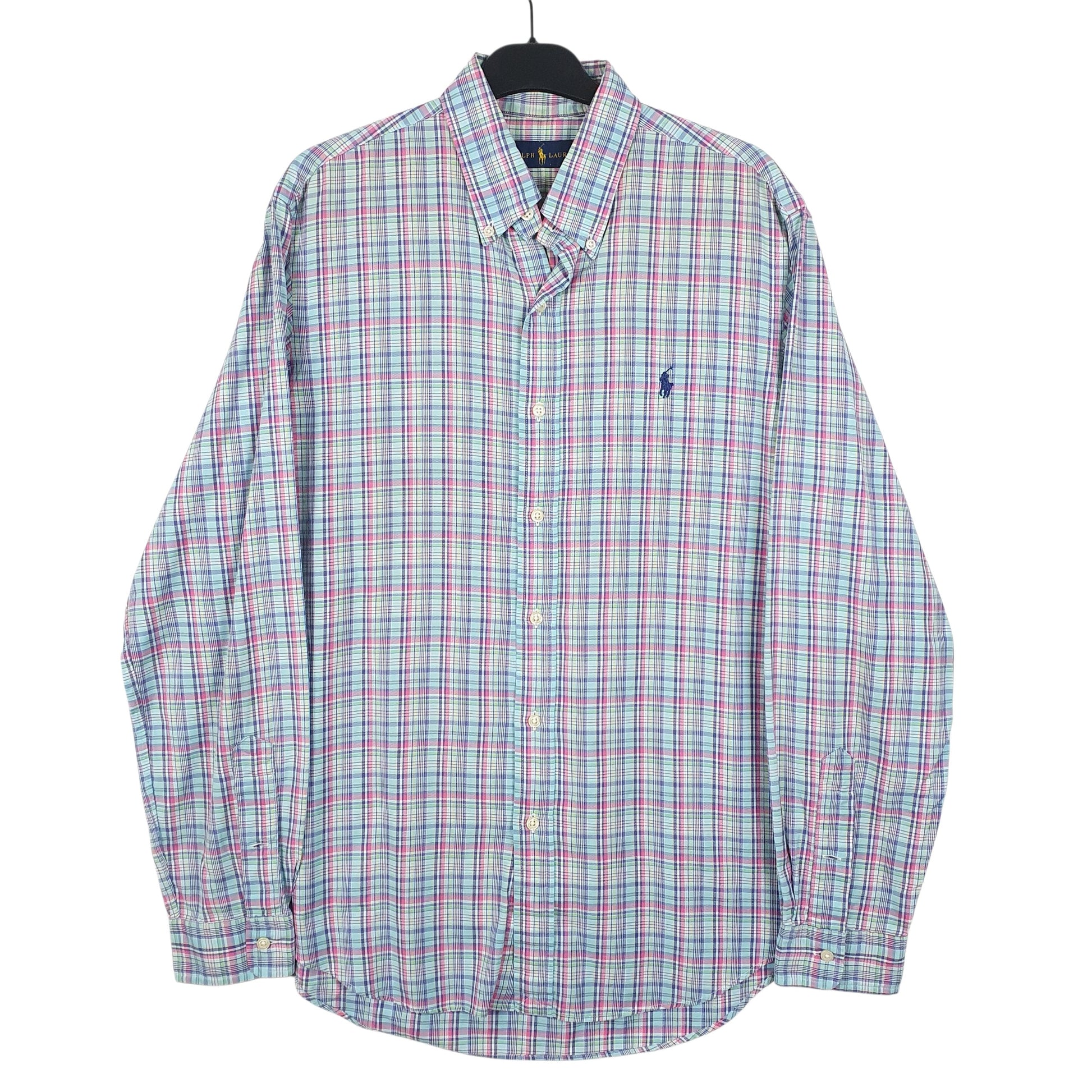 Mens Blue Ralph Lauren  Long Sleeve Shirt