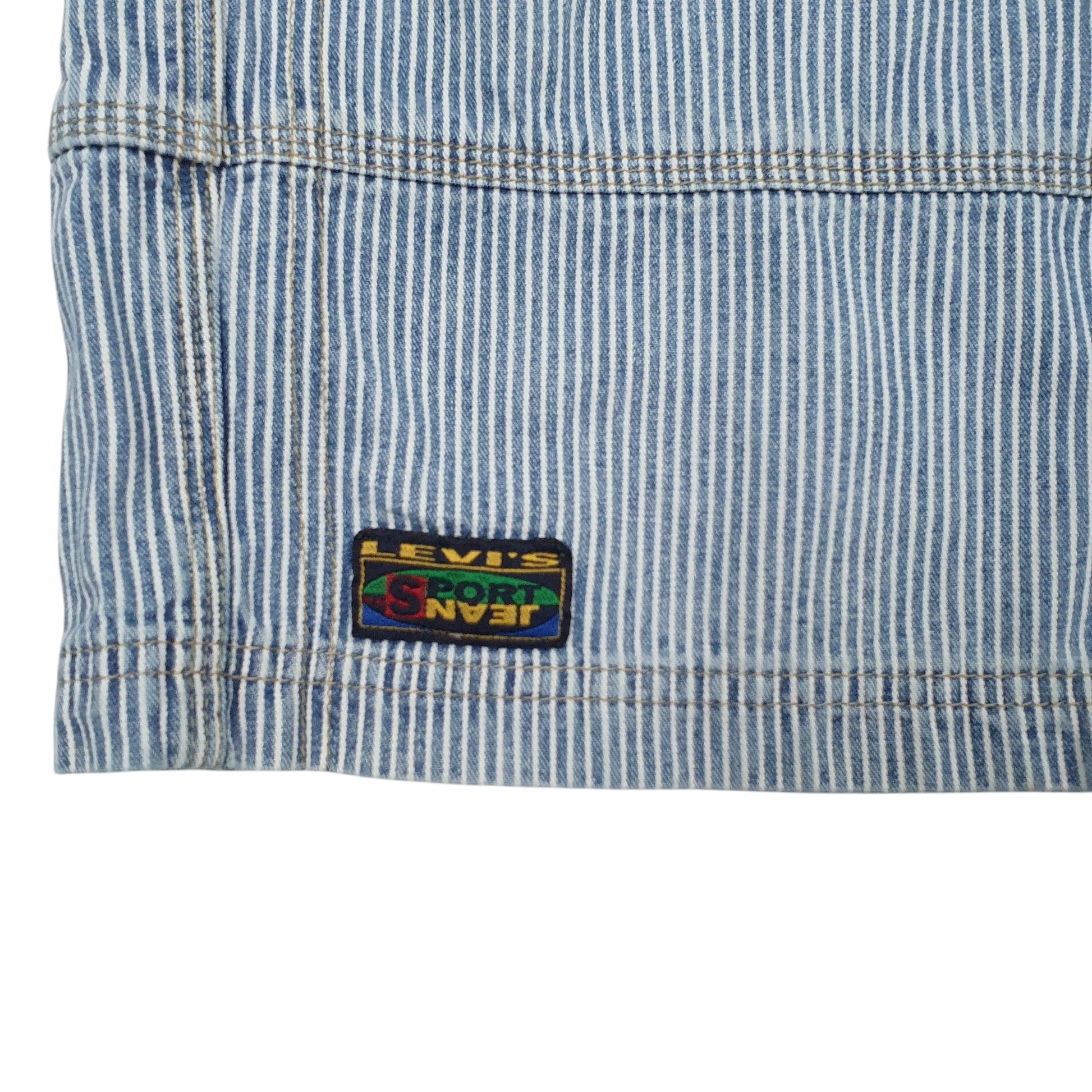 Mens Blue Levis Vintage Hickory Hoodie Shorts