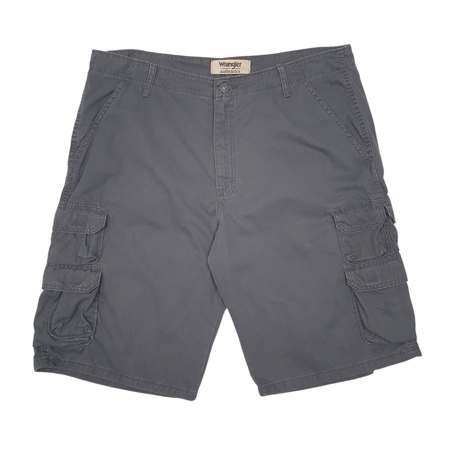 Mens Grey Wrangler  Cargo Shorts