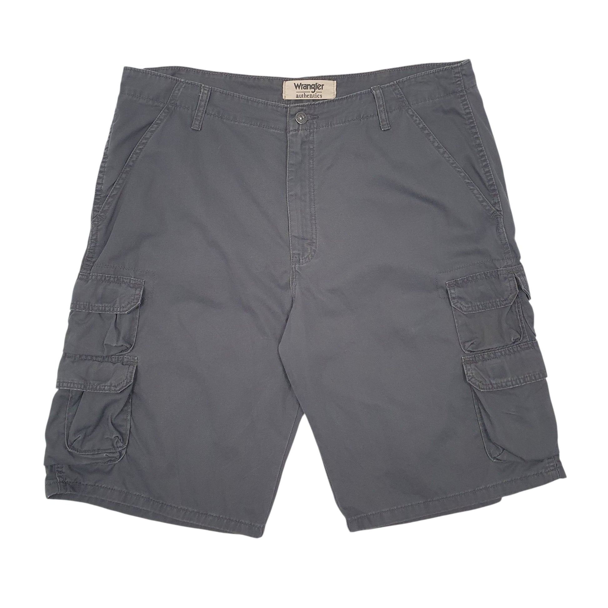Mens Grey Wrangler  Cargo Shorts