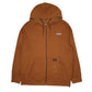 Mens Tan Dickies Hoodie Full Zip Jumper