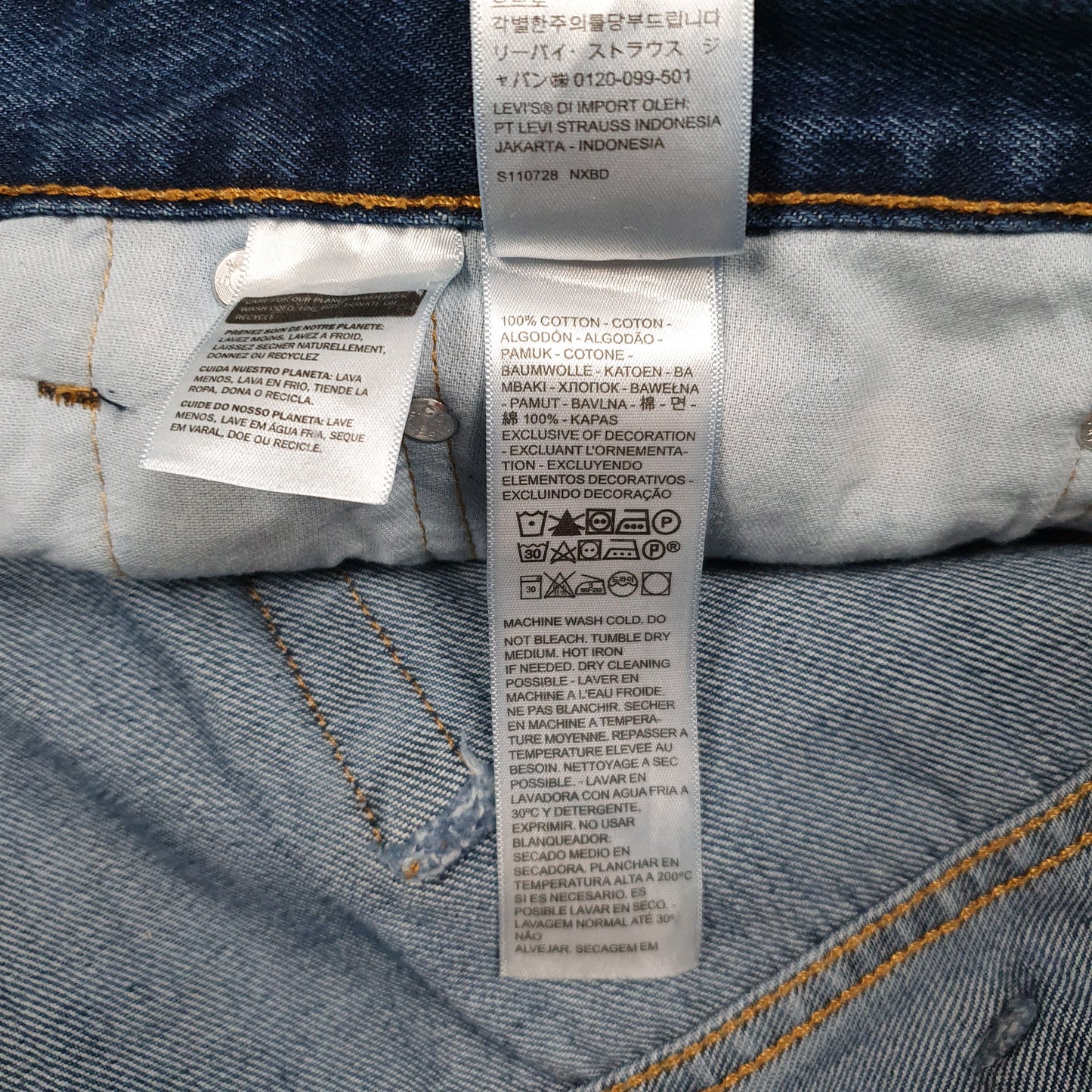 Mens Blue Levis   Jeans
