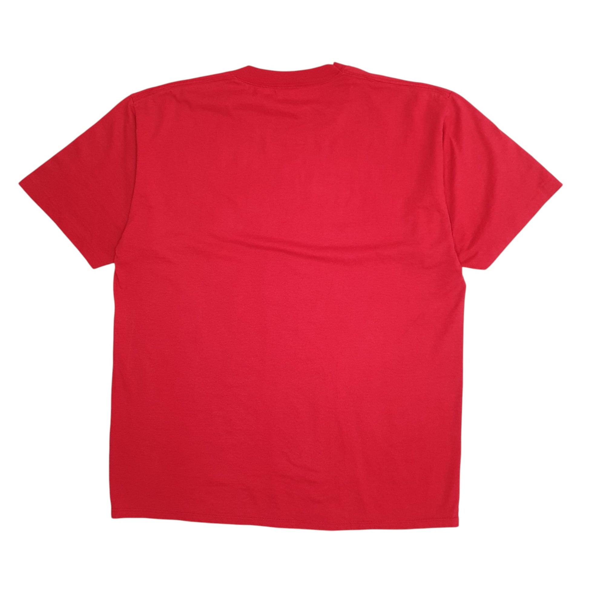 Mens Red Jerzees Single Stitch Vintage 90s Florida  T Shirt