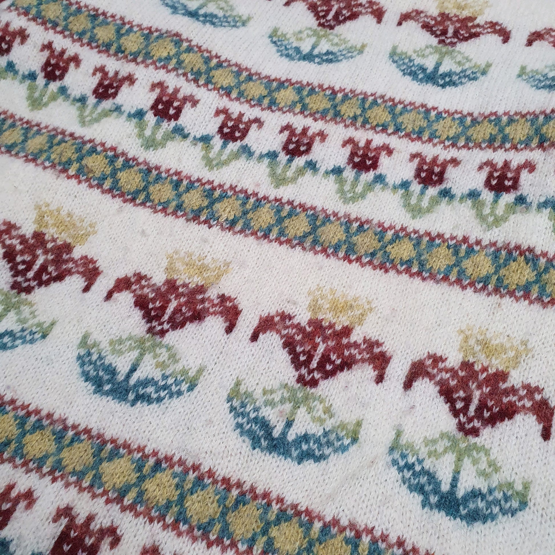 Mens Cream The Clever Shepherd  Crewneck Jumper