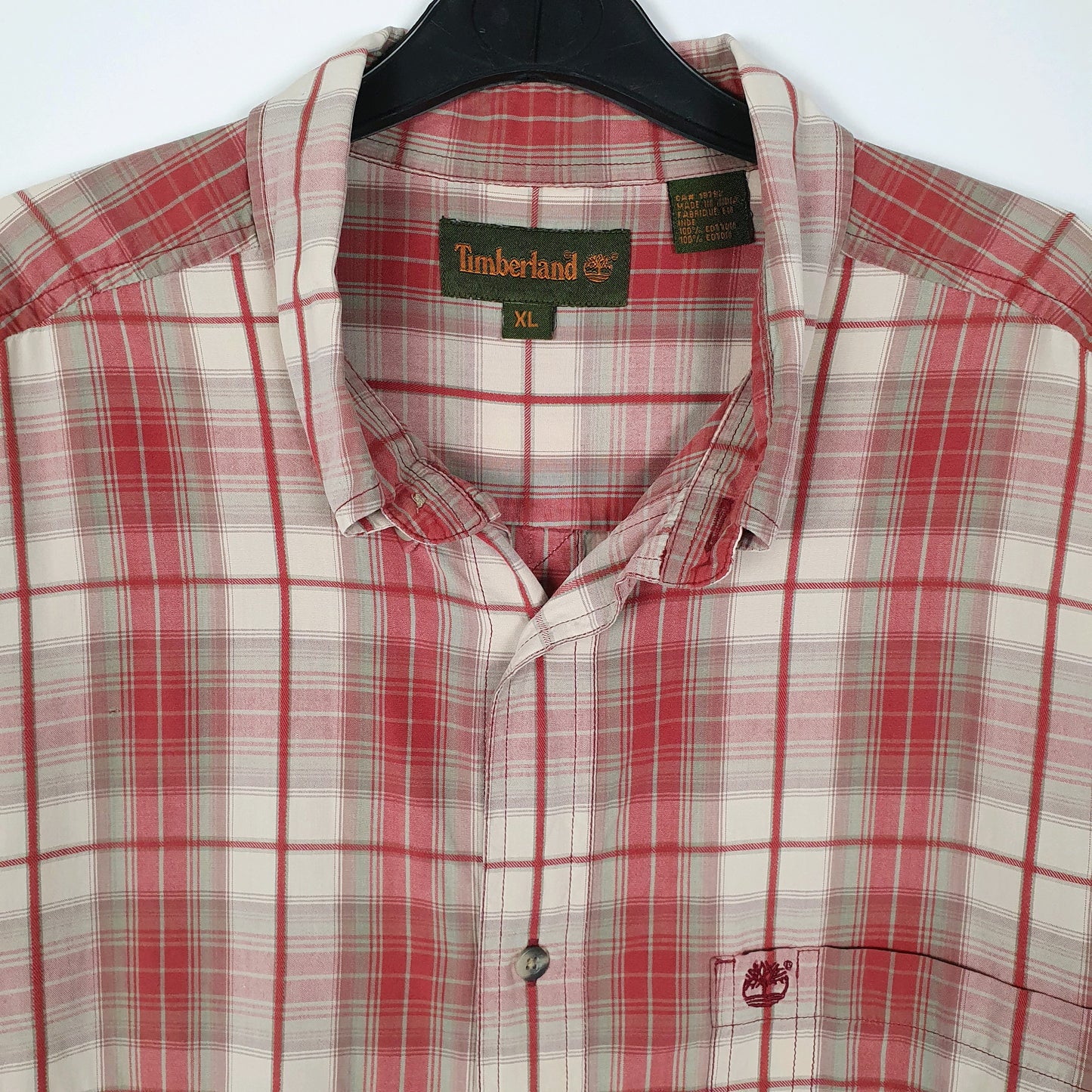 Mens Red Timberland   Shirt