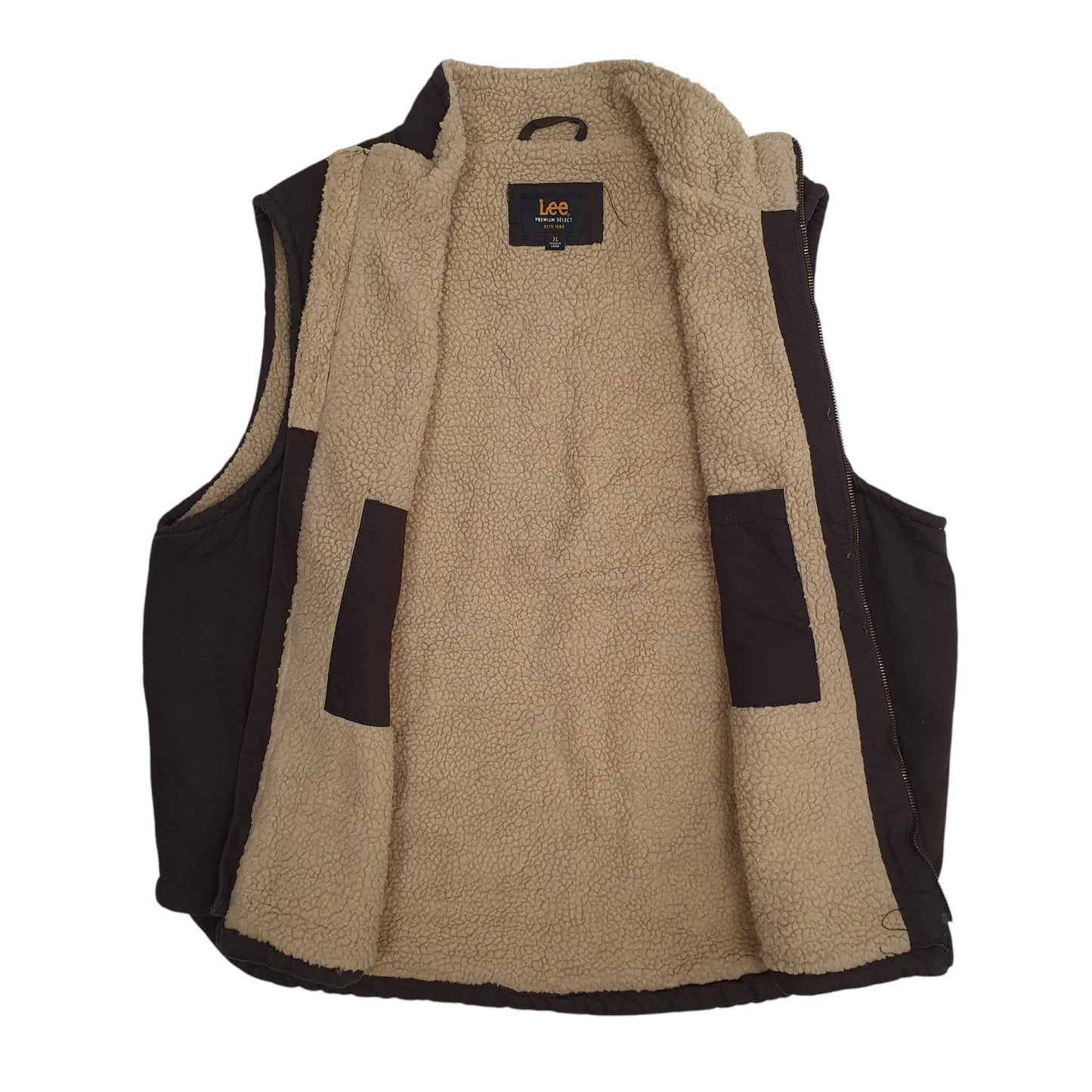 Mens Brown Lee Vest Bodywarmer  Coat