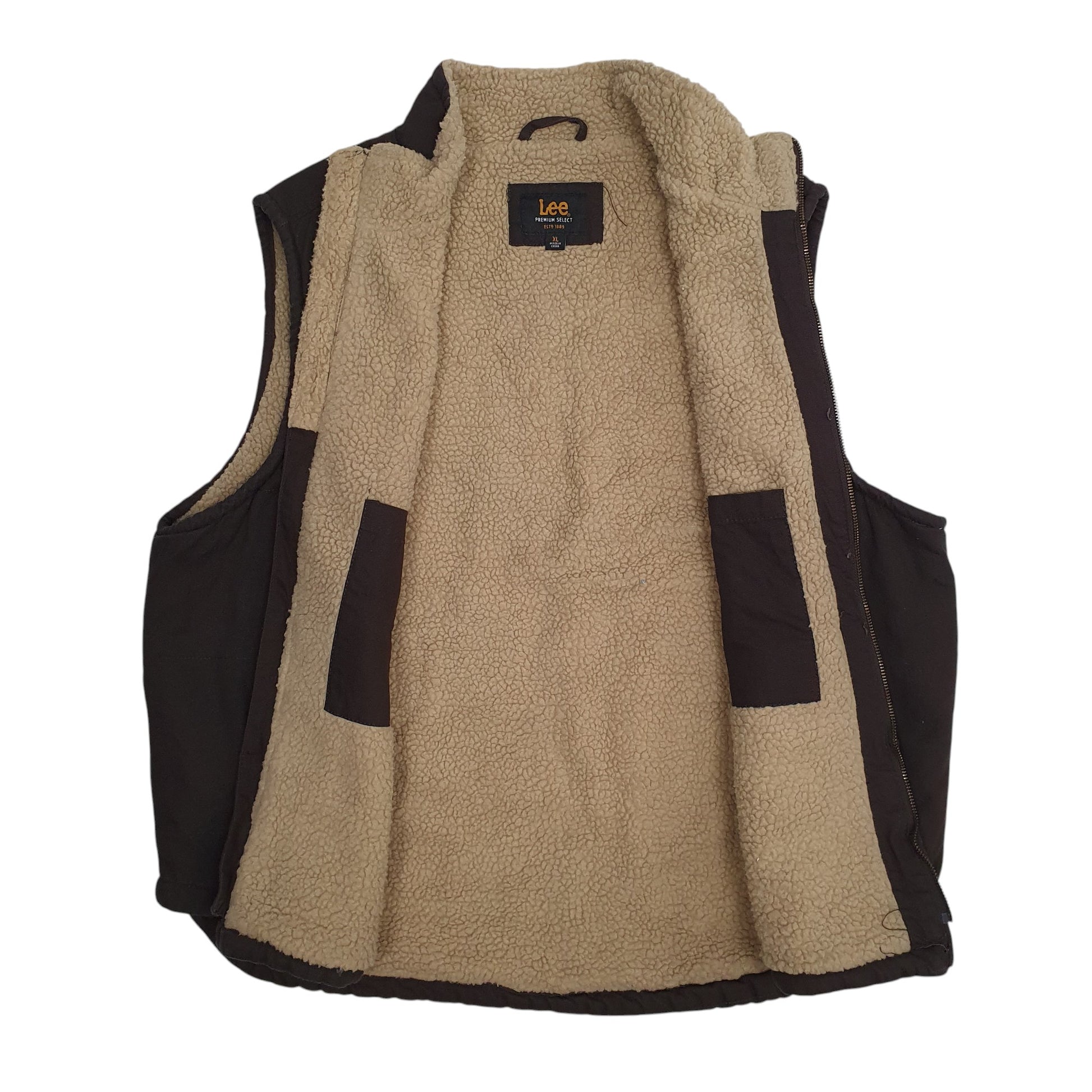 Mens Brown Lee Vest Bodywarmer  Coat