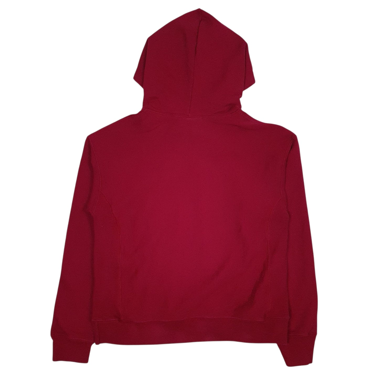 Womens Red Champion Reverse Weave Hoodie Jumper
