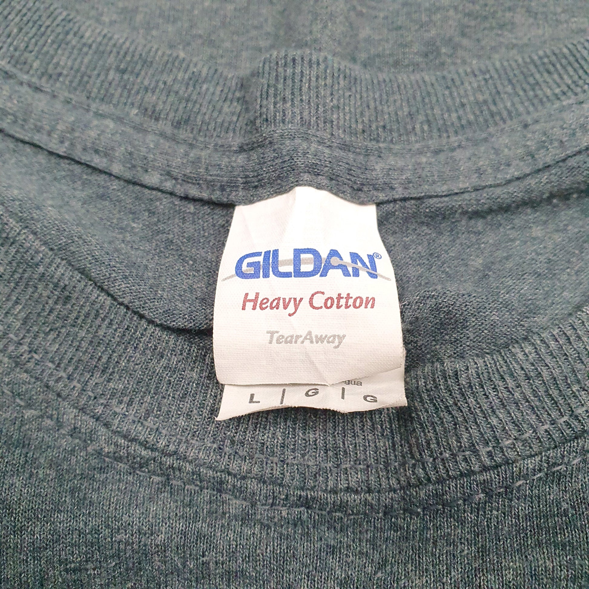 Mens Grey Gildan   T Shirt