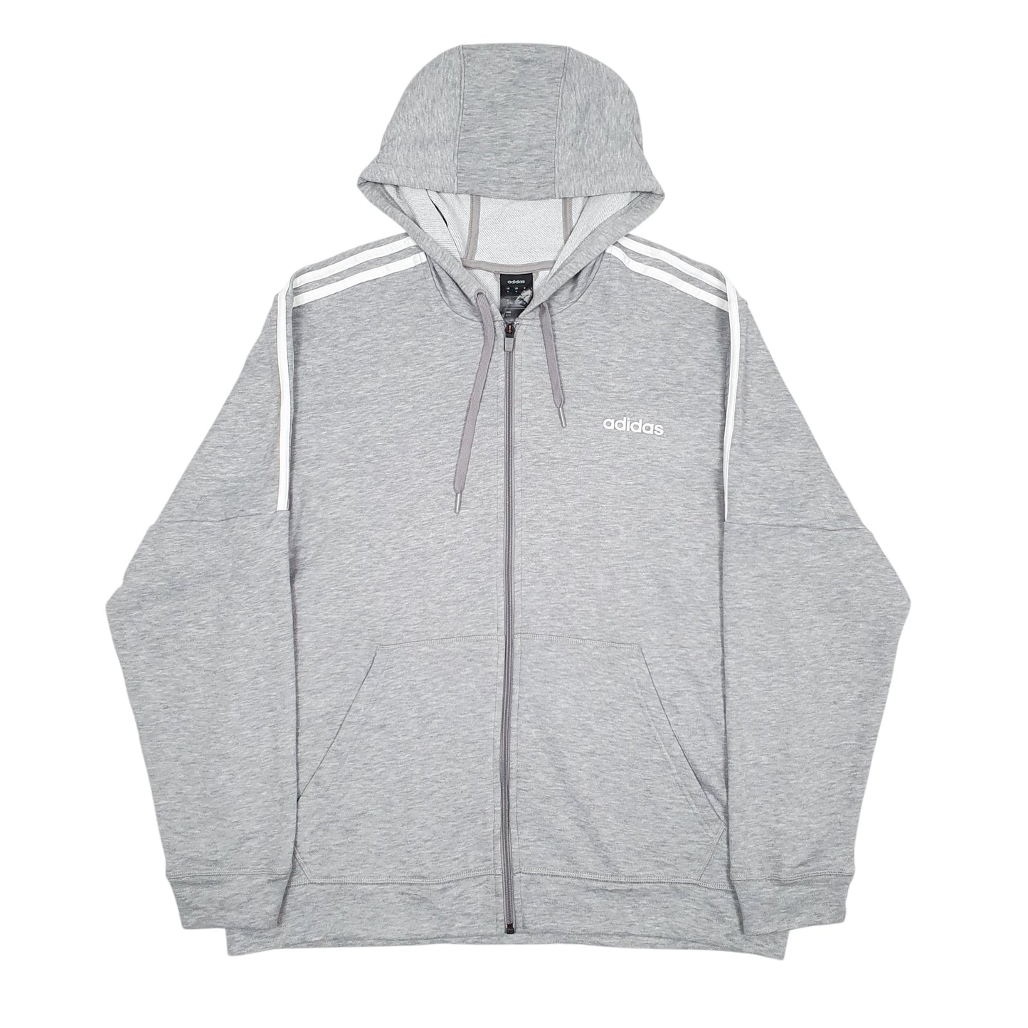 Mens Grey Adidas  Full Zip Jumper