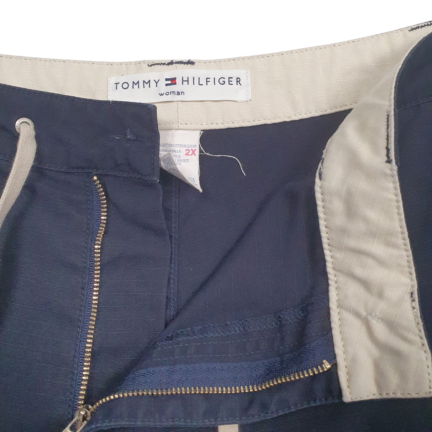Womens Navy Tommy Hilfiger Vintage 00s  Trousers