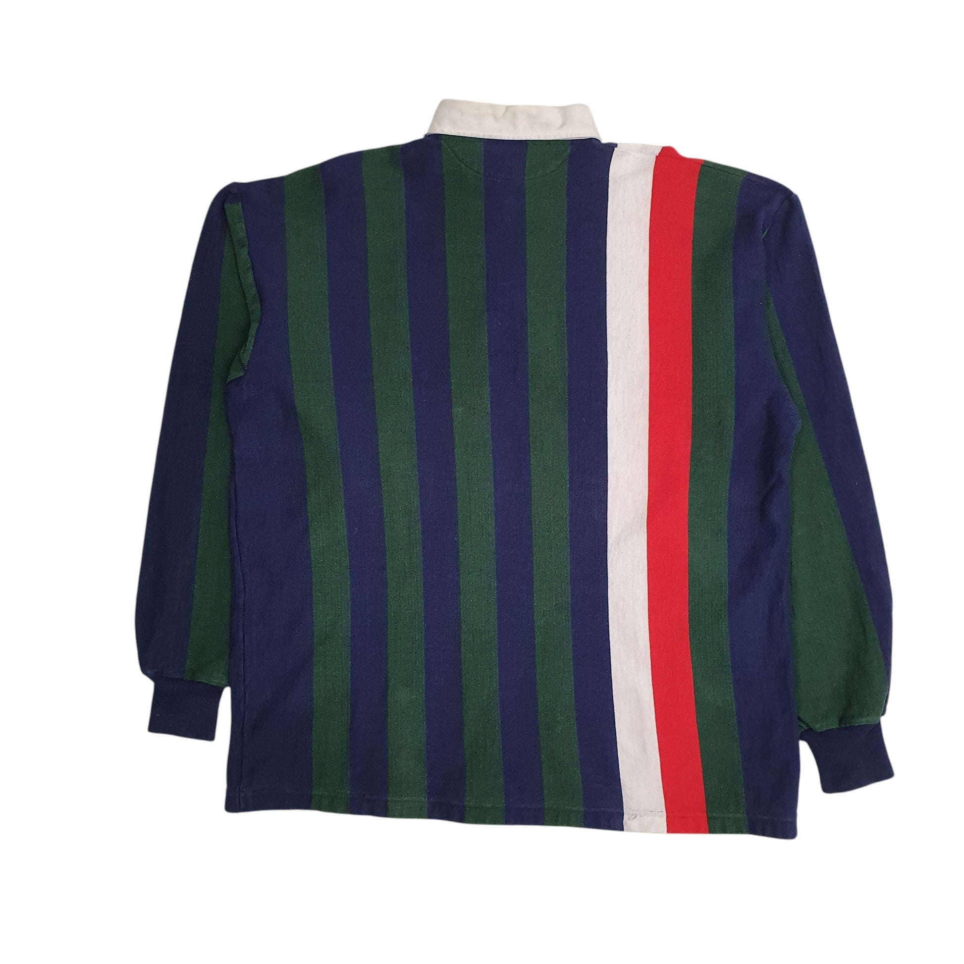 Mens Navy Barbarian Rugby Hoodie Polo Shirt